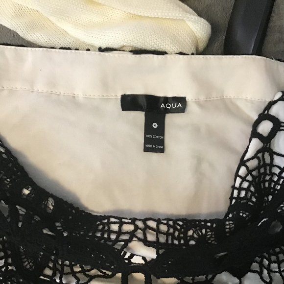 Aqua Lace Skirt size 6 - Picture 2 of 3